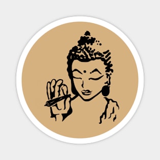 Buddha Was A Stoner T-Shirt Magnet
